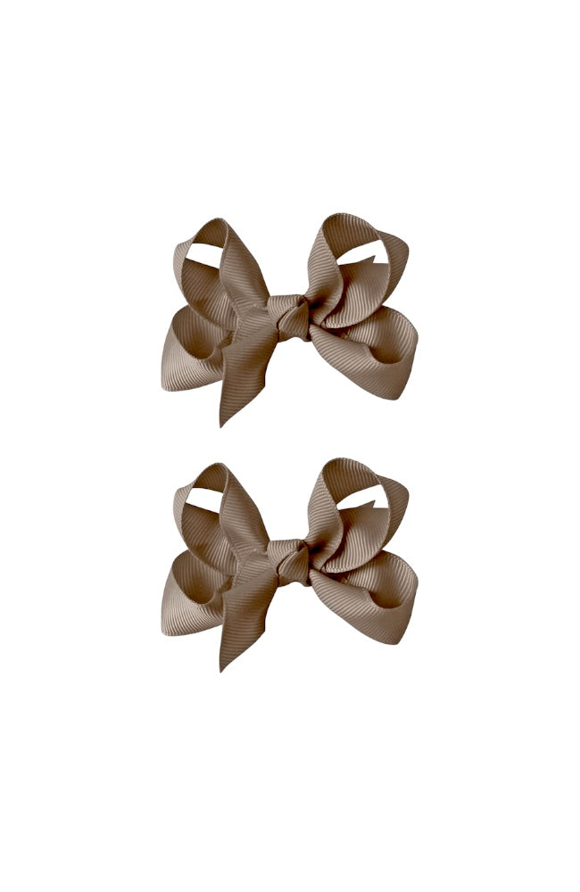 Medium Bows 2pk - Chocolate