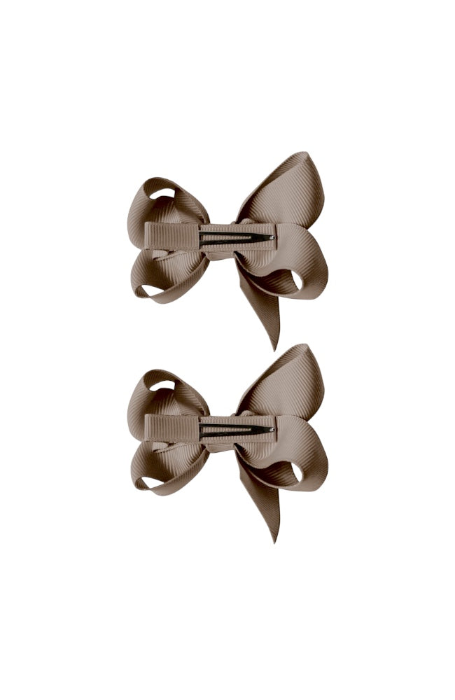 Medium Bows 2pk - Chocolate