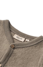 Wool Fleece Jumpsuit - Grey Stone