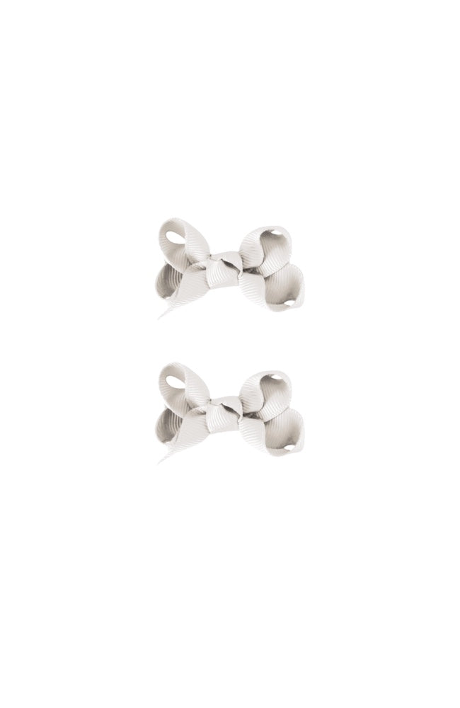 Small Bows 2pk - White