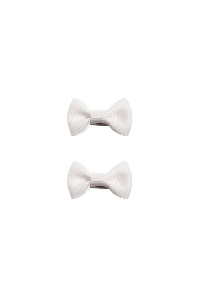 Baby Bows 2pk - White