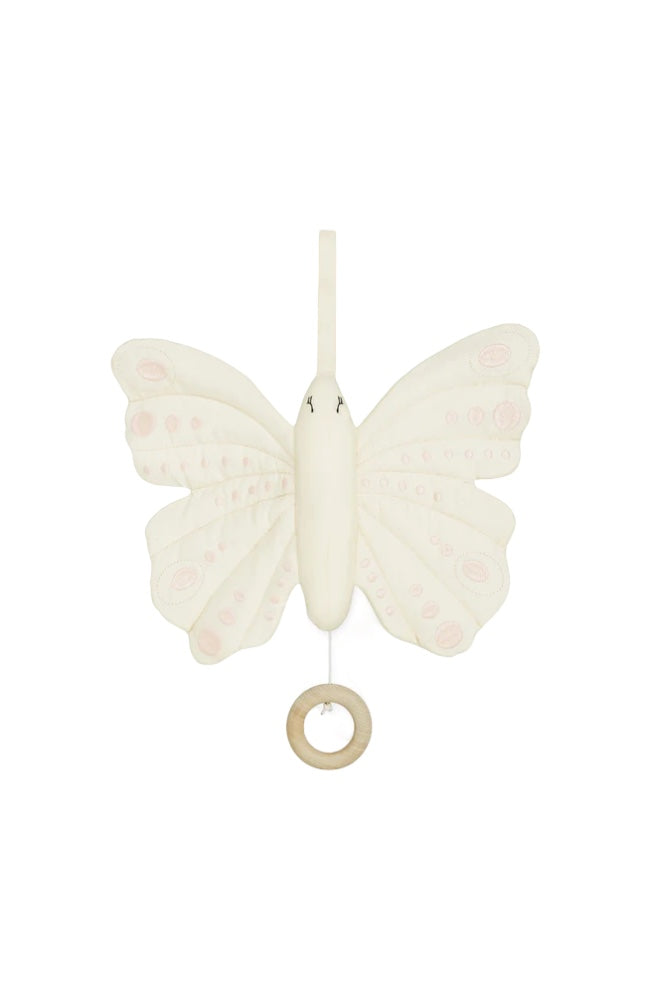 Butterfly Music Mobile - Antique White