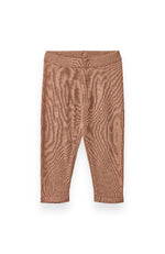 Wool Knit Trousers Neel - Berry Dust