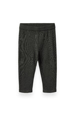 Wool Knit Trousers Neel - Black Coal