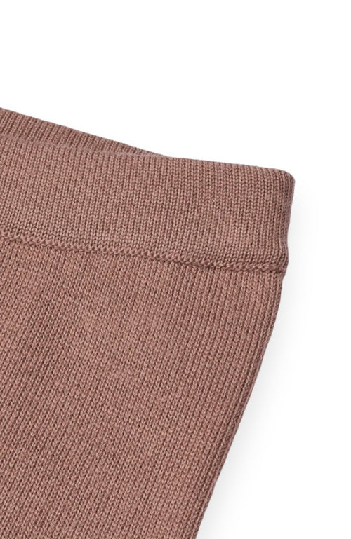 Wool Knit Trousers Neel - Berry Dust