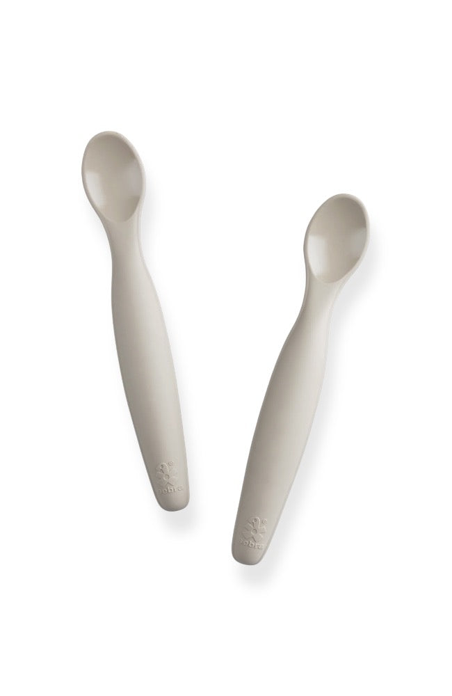 Silicone Spoon Set Long - Jetty Beige