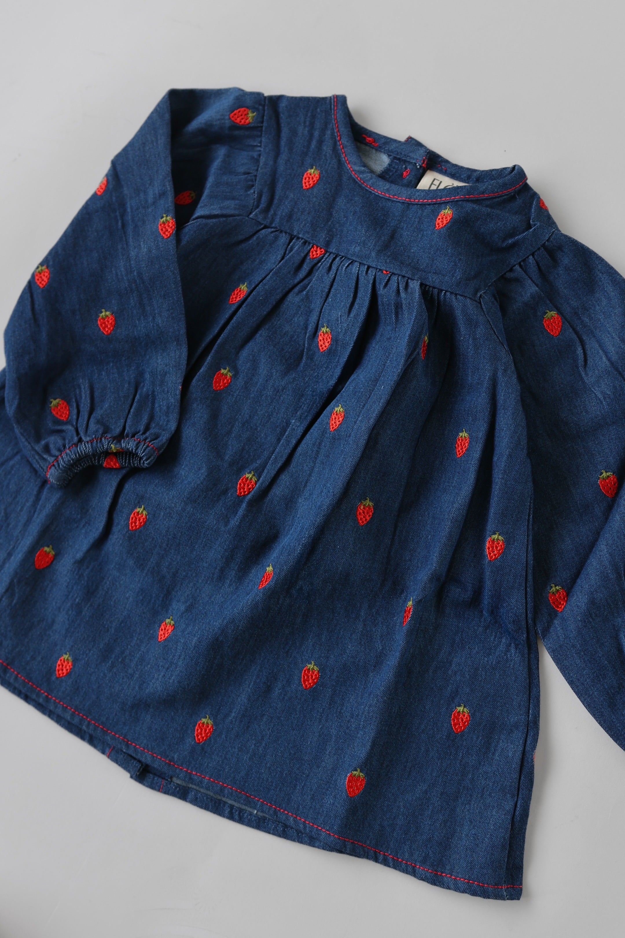 Colette Dress - Berry Denim