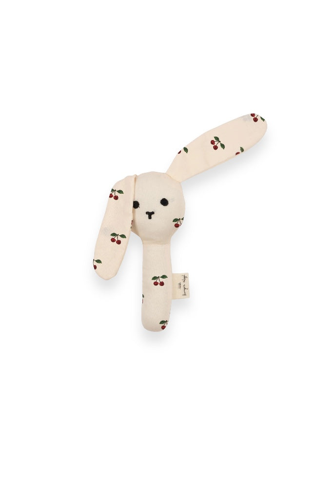 Bunny Hand Rattle - Cherry