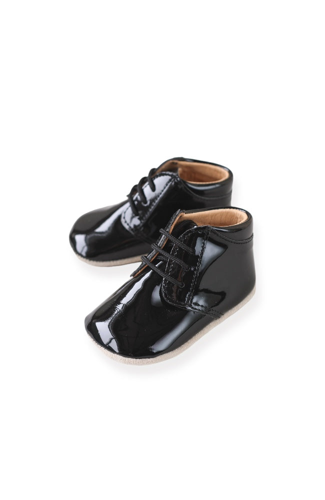 Beginners™ Lace Shoe - Black Patent