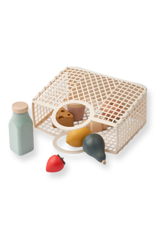 Florin Play Food & Grocery Basket - Sandy Multi Mix