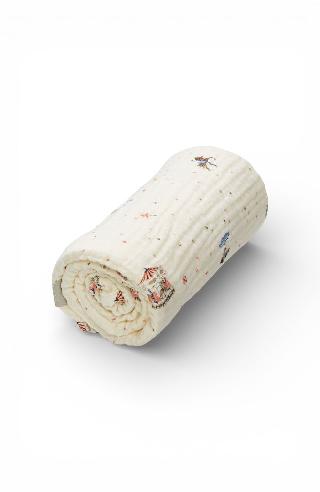 Muslin Baby Blanket - Carousel
