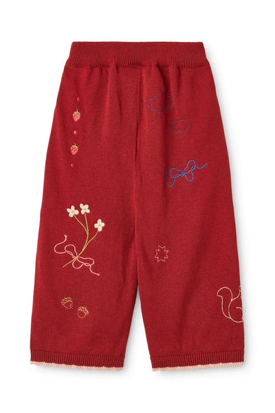 Agnes Pants - Dark Cranberry