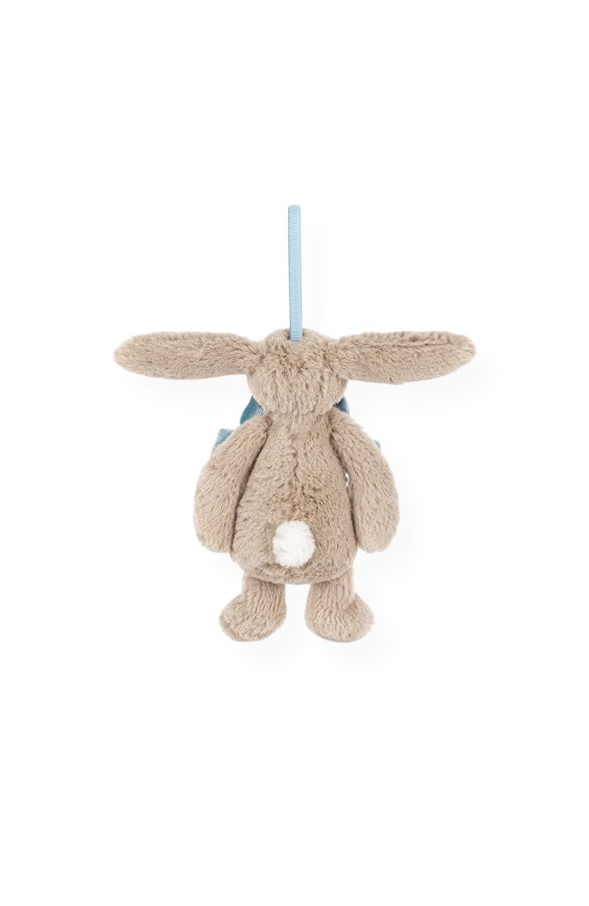 Jóla kanína - Blá Slaufa 13cm