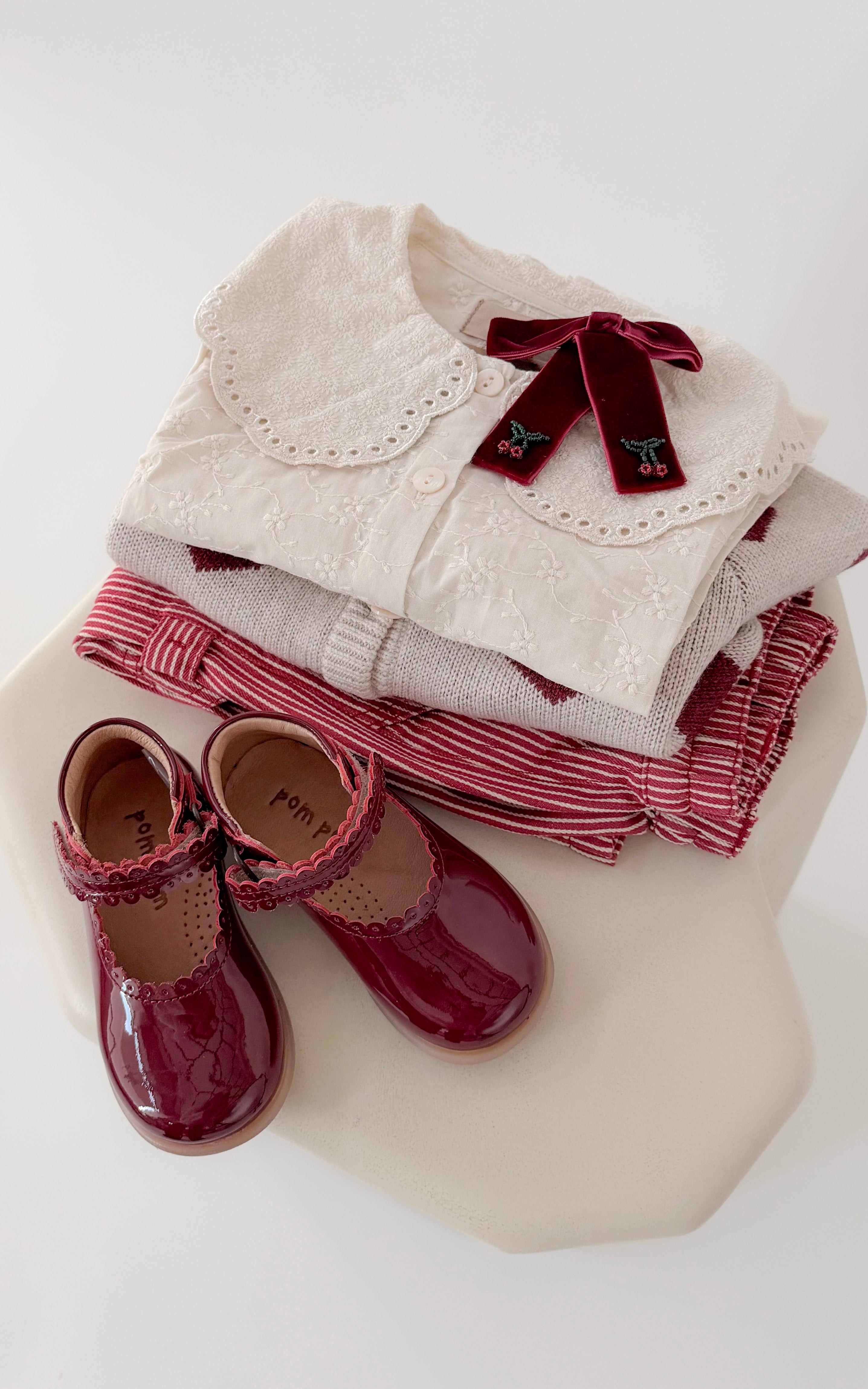 Shirt L/S Flora - Eggshell