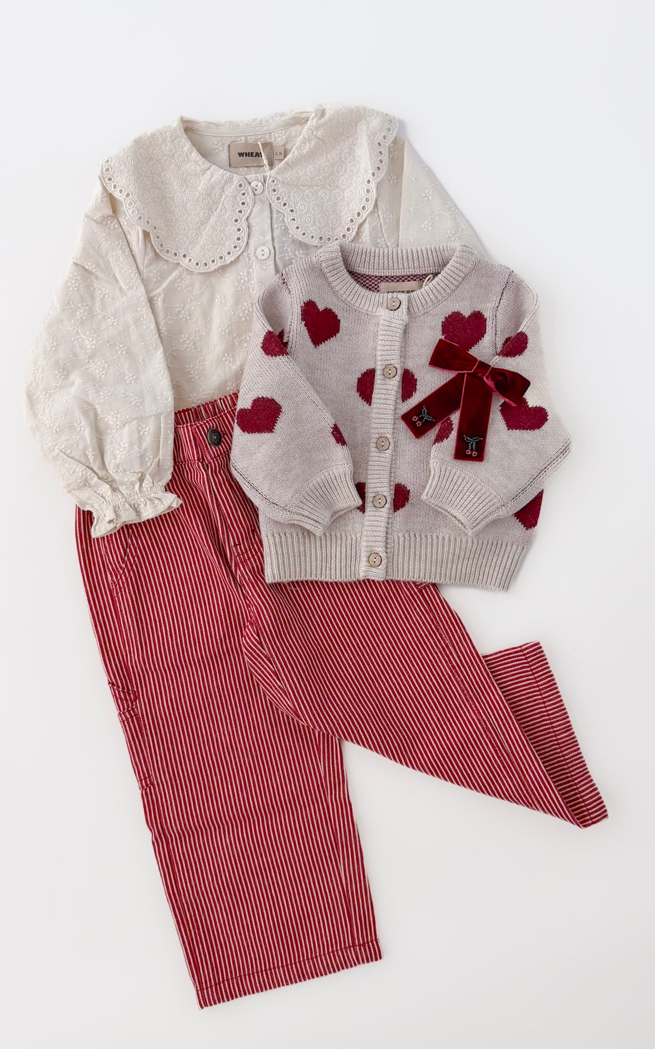 Shirt L/S Flora - Eggshell