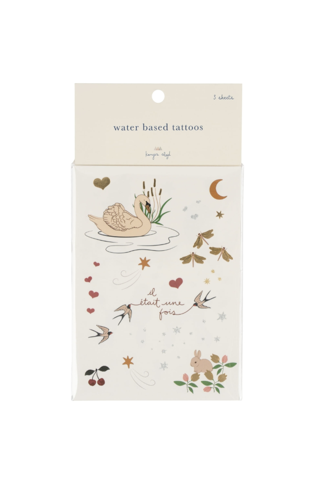 Kids Water Tattoos - Swan