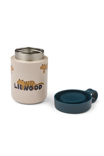Kiani Printed Food Jar - Tiger / Sandy