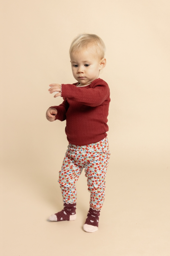 Liva Pointelle Body - Dark Cranberry