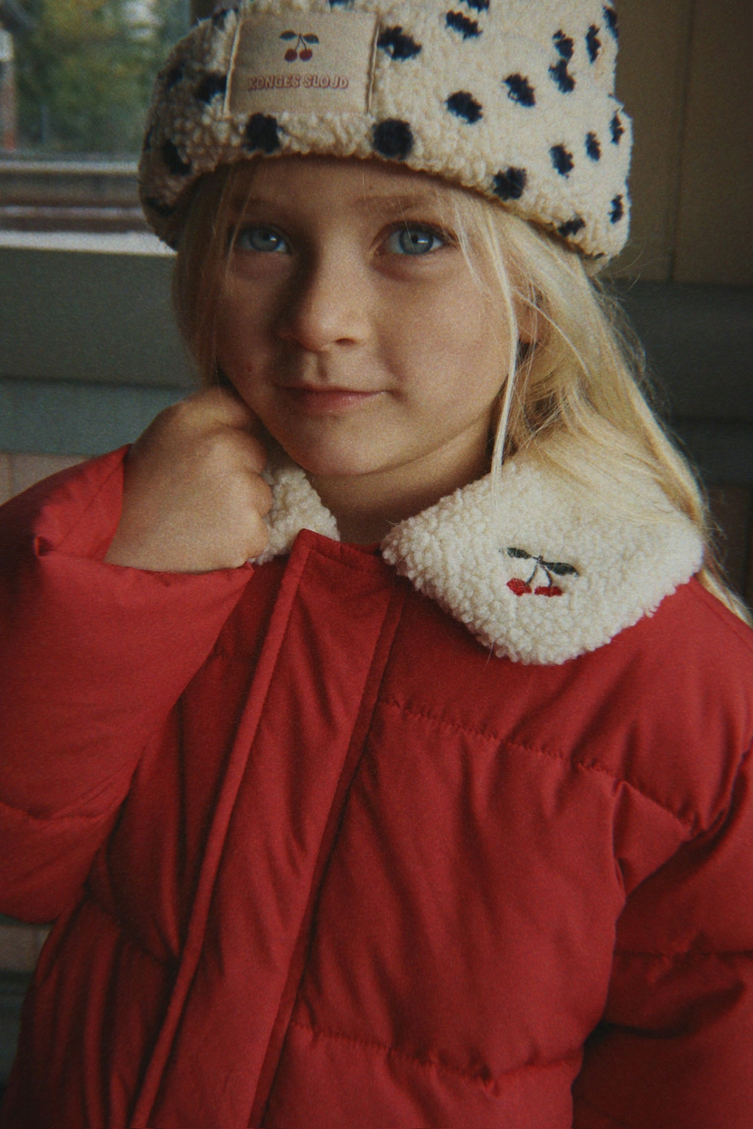 Alpi Collar Jacket - Cardinal