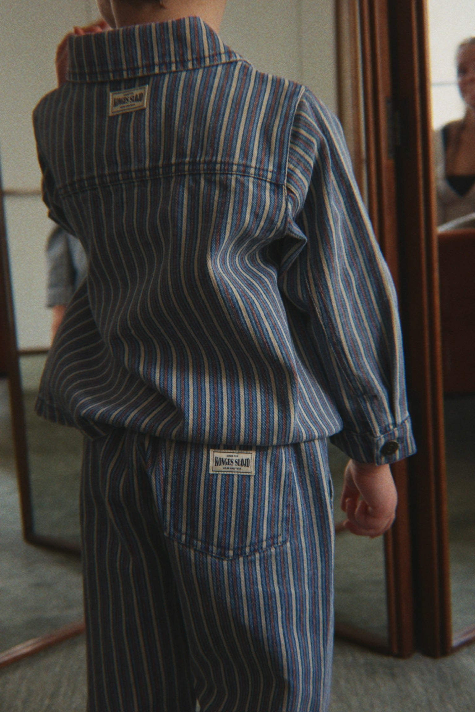 Luc Shirt Jacket - Blue Stripe