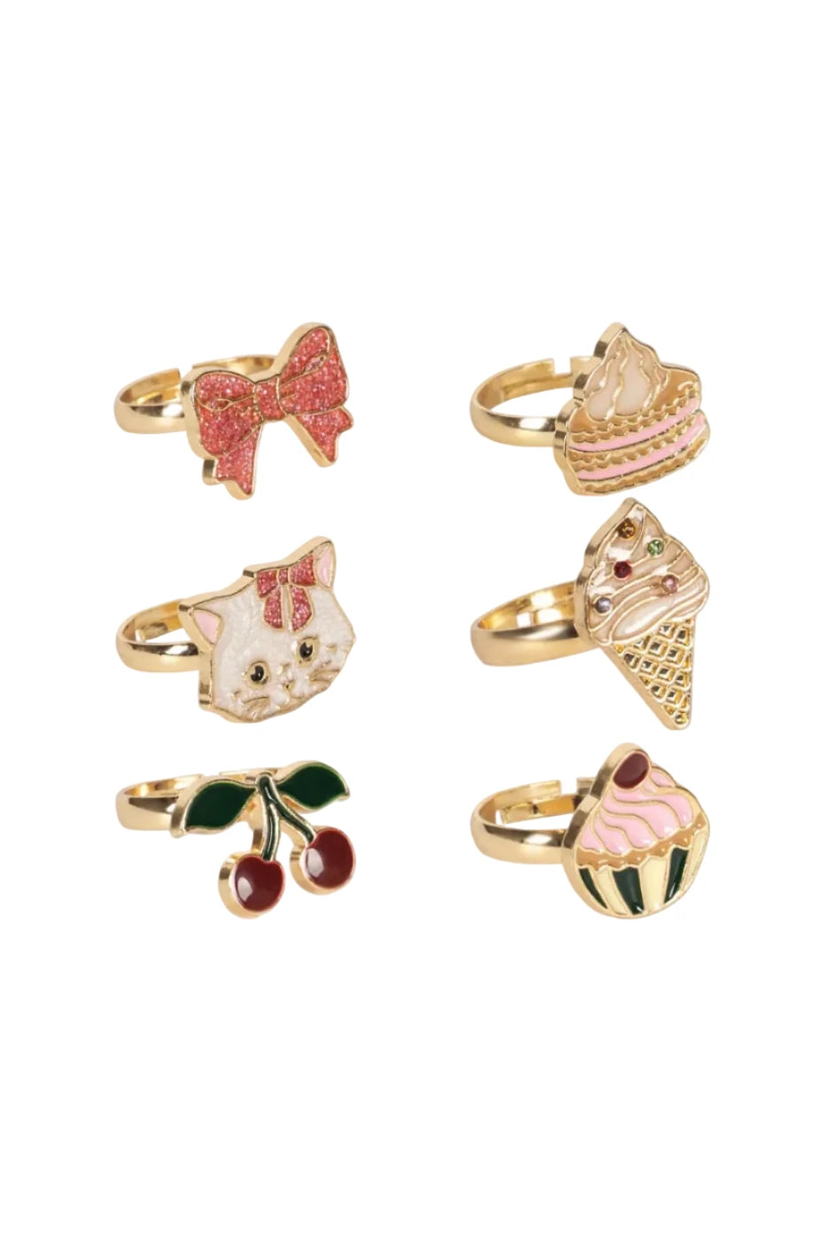 Kitty Sweets Ring Set - Gold