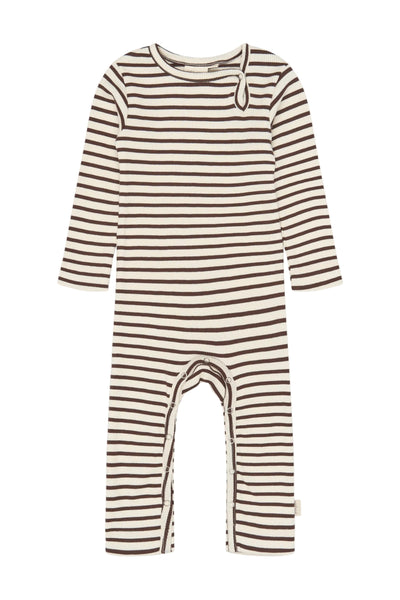 Sky Jumpsuit - Chestnut Striped
