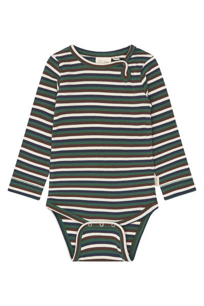 Song LS Body - Trekking Green Multistriped