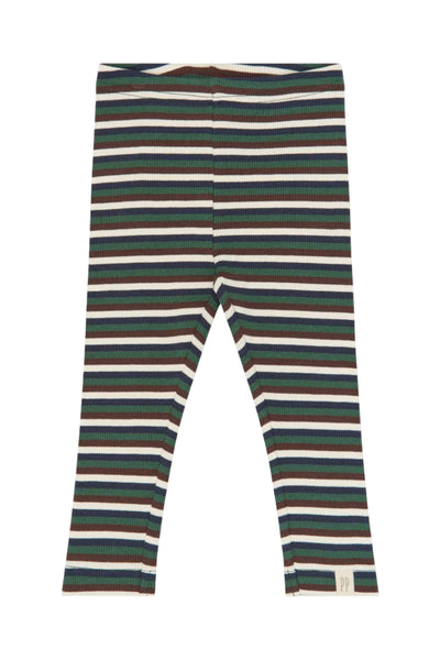 Song Leggings - Trekking Green Multistriped