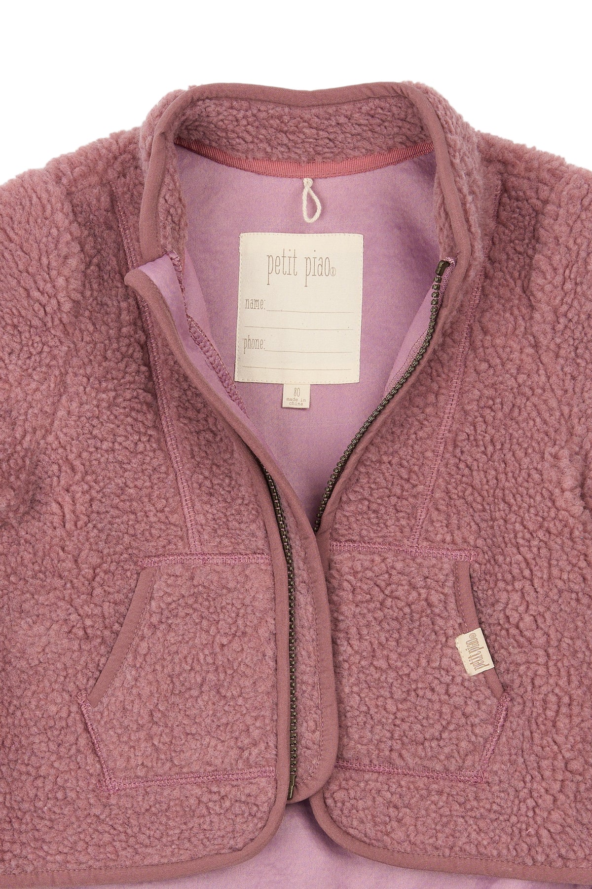 Desino Fleece Jacket - Nostalgic Rose