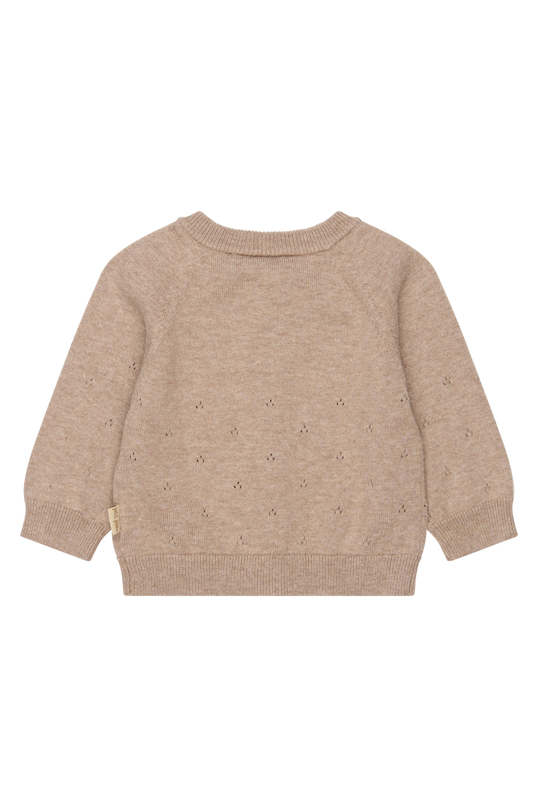 Edris Knit Pointelle Cardigan - Woodsmoke