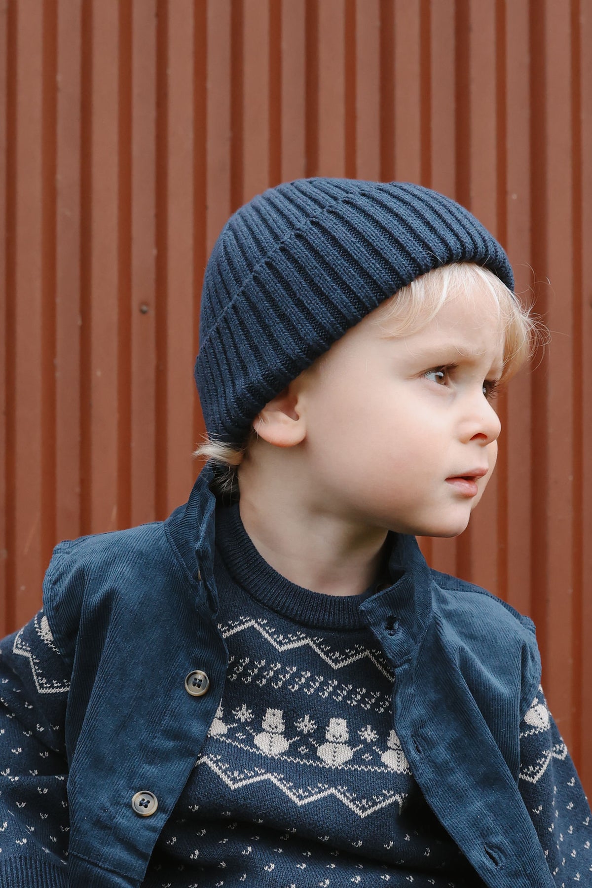 Knit Beanie - Navy