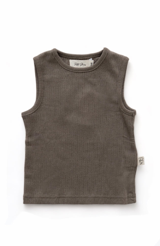 Wool Wies Tank Top - Slate