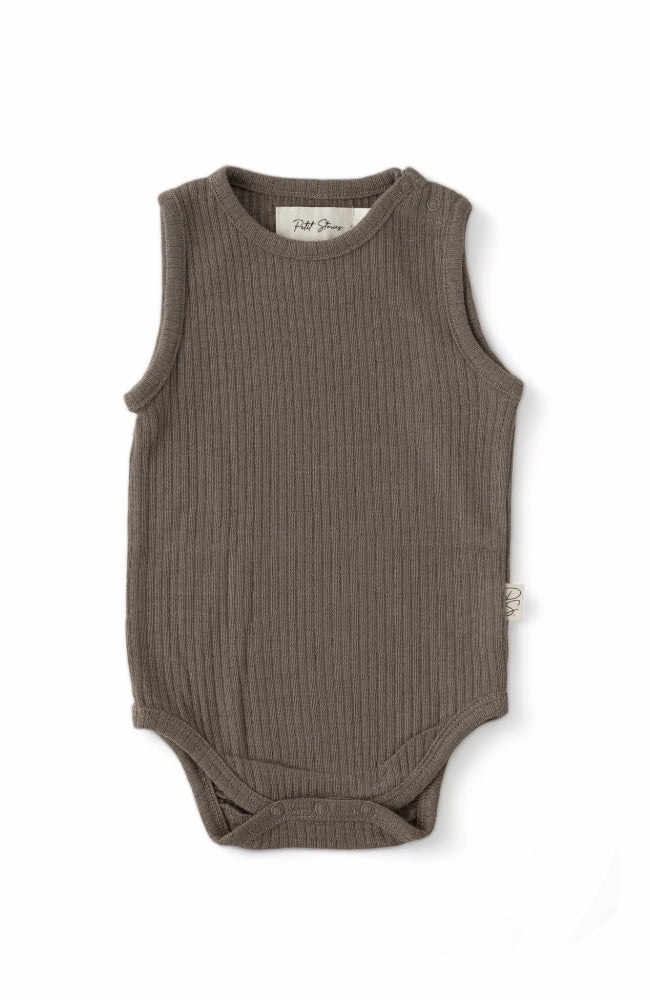 Wool Wisp Singlet Body - Slate