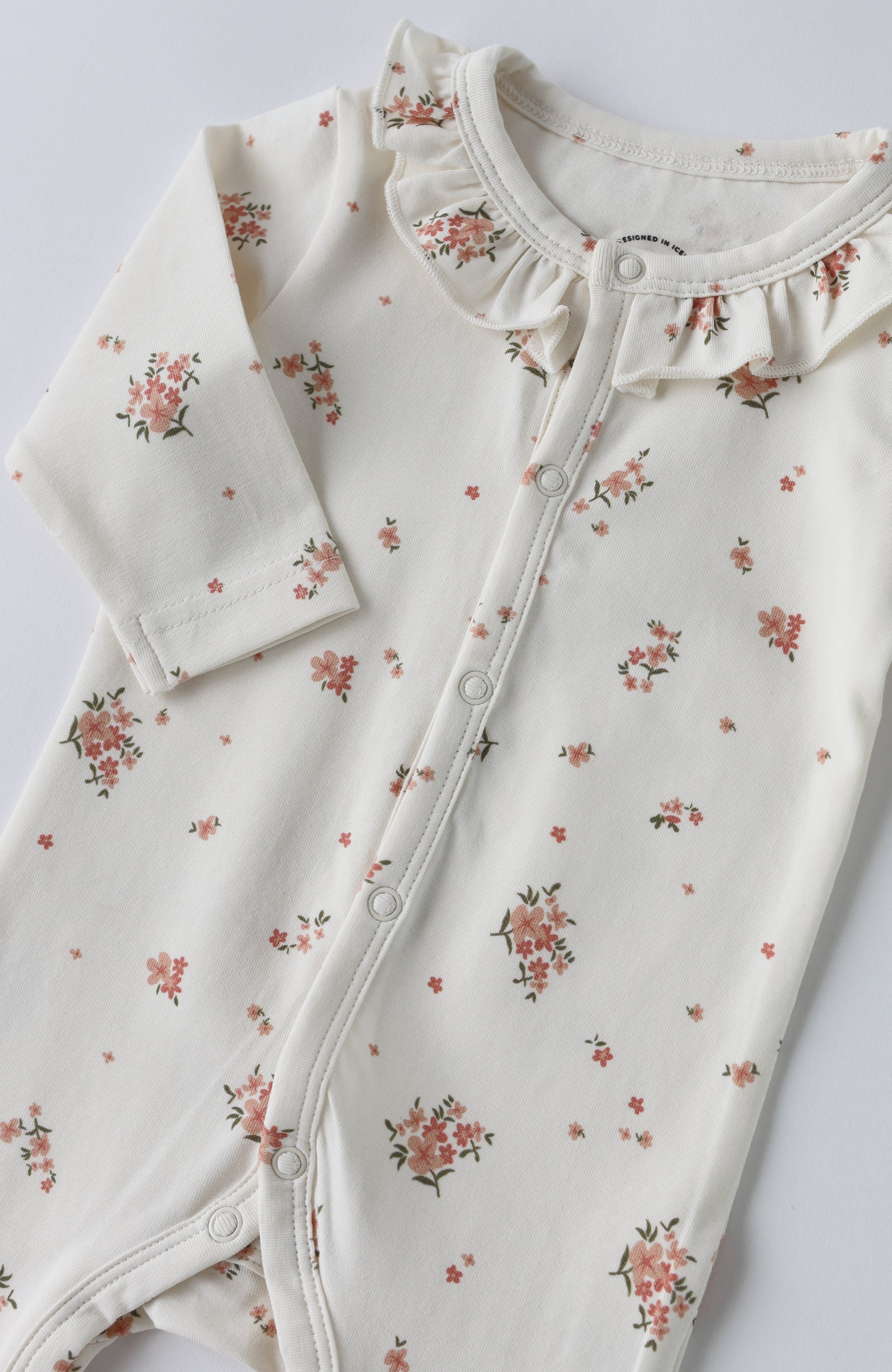 Kris Onesie - Poppy Flowers