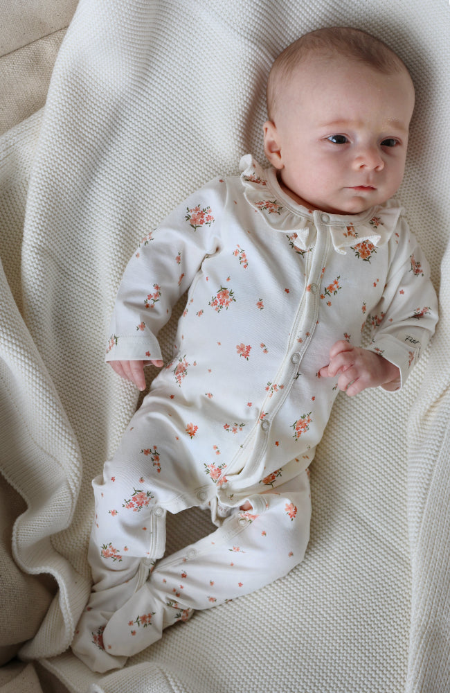 Kris Onesie - Poppy Flowers