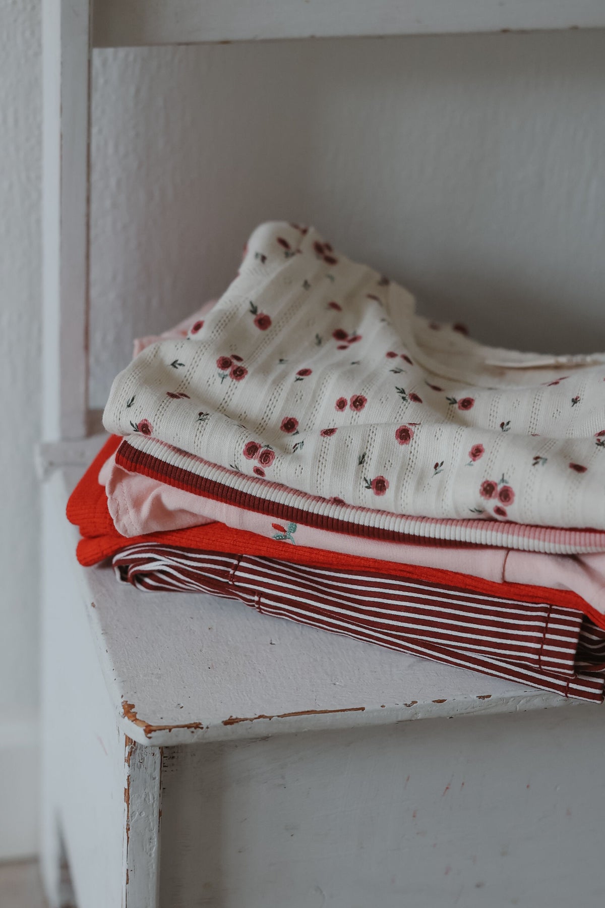 Gracie Pointelle Leggings - Eggnog Rosehip