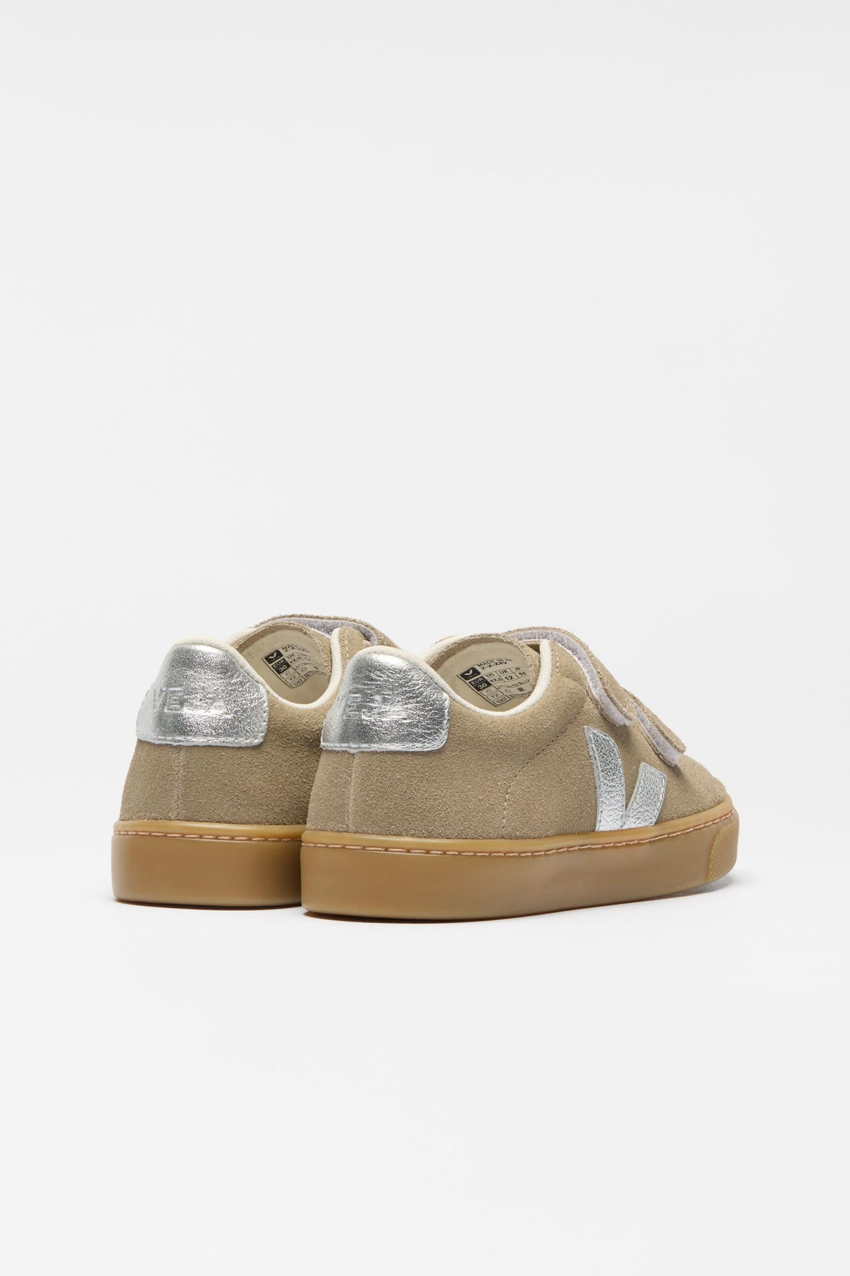 Espelar Leather - Suede Taupe/Silver