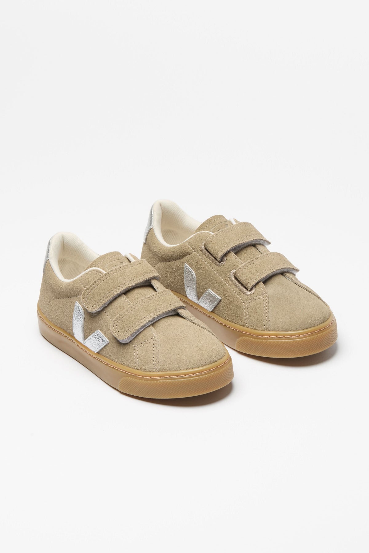 Espelar Leather - Suede Taupe/Silver