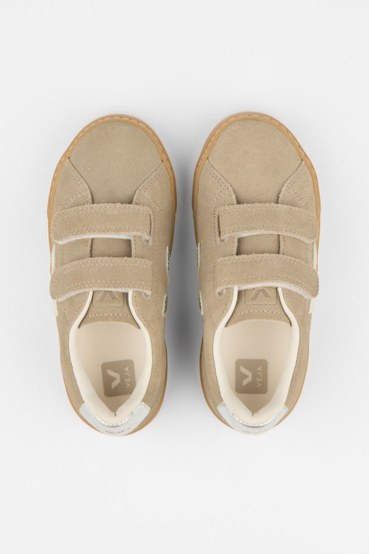 Espelar Leather - Suede Taupe/Silver