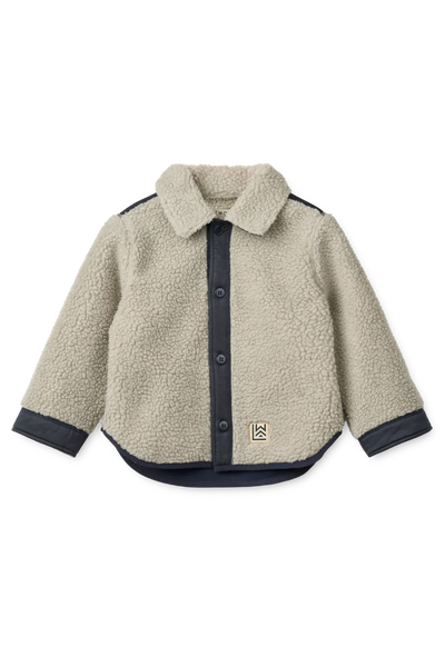 Elian Pile Overshirt - Classic Navy
