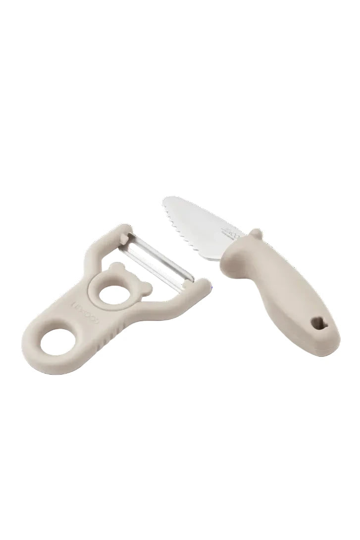 Peeler/Knife Set - Sandy
