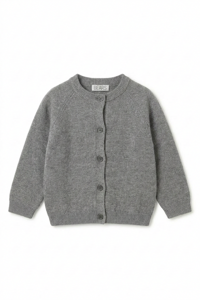 Cashmere Cardigan - Grey