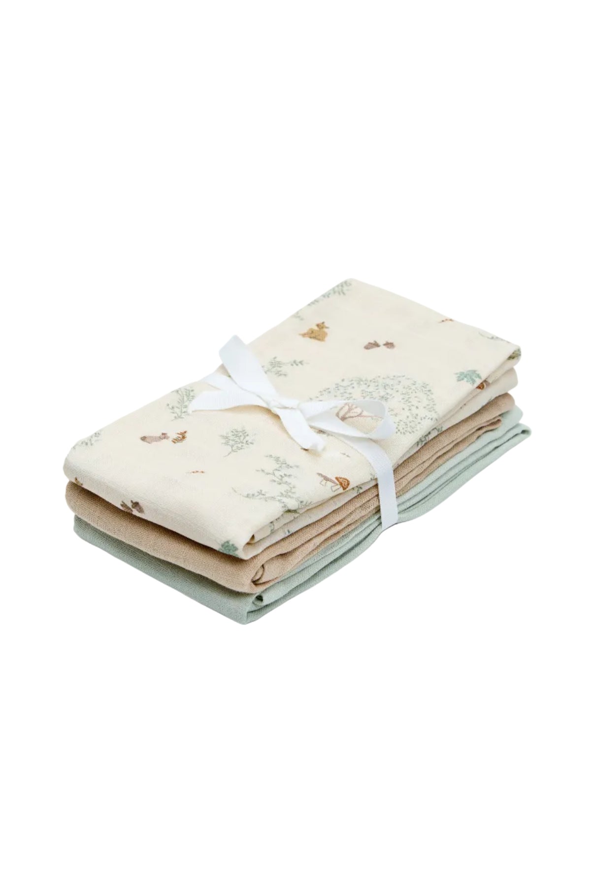 Muslin Cloth 3 Pack - Mix Woodland