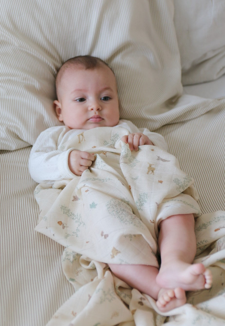 Muslin Cloth 3 Pack - Mix Woodland
