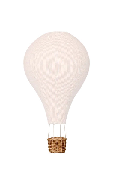Lamp Shade, Hot Air Balloon - Classic Stripes Rose