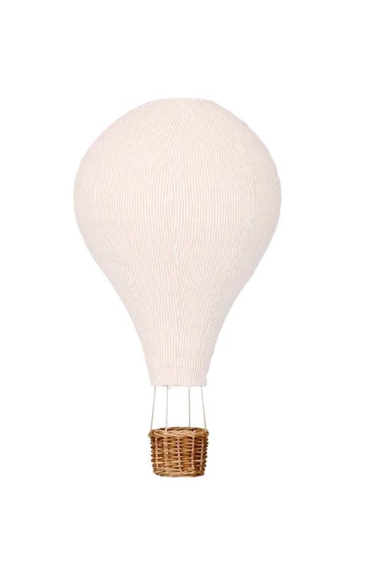 Lamp Shade, Hot Air Balloon - Classic Stripes Rose