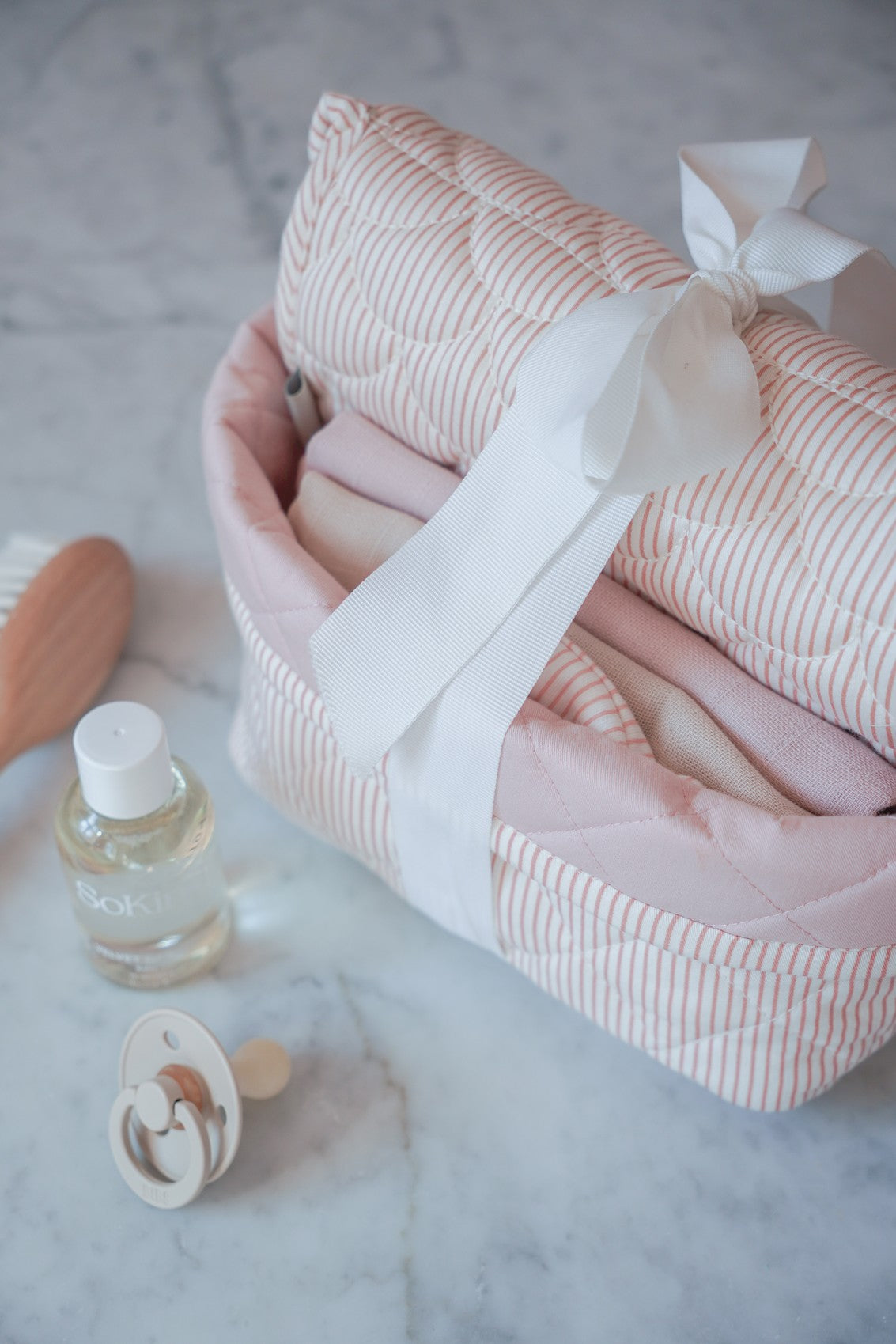 Baby Care Gift Set - Classic Stripes Rose