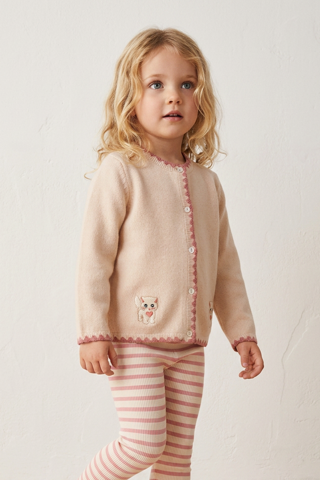Colette Cardigan - Rosey