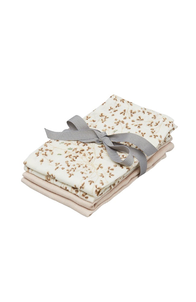 Wash Cloth 4 pack - Mix Lierre/Almond