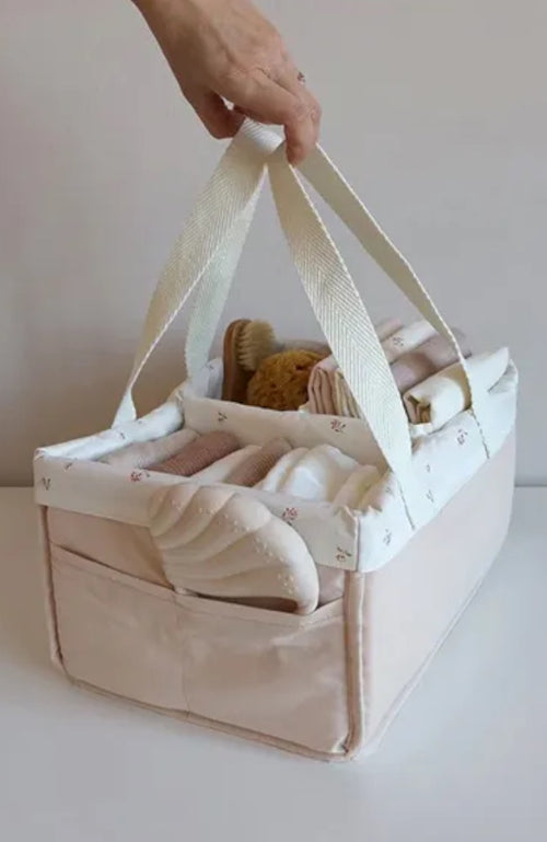 Diaper Caddy - Poppies